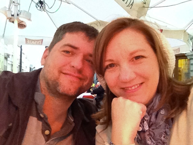 We take a moment from our coffee break for a photo