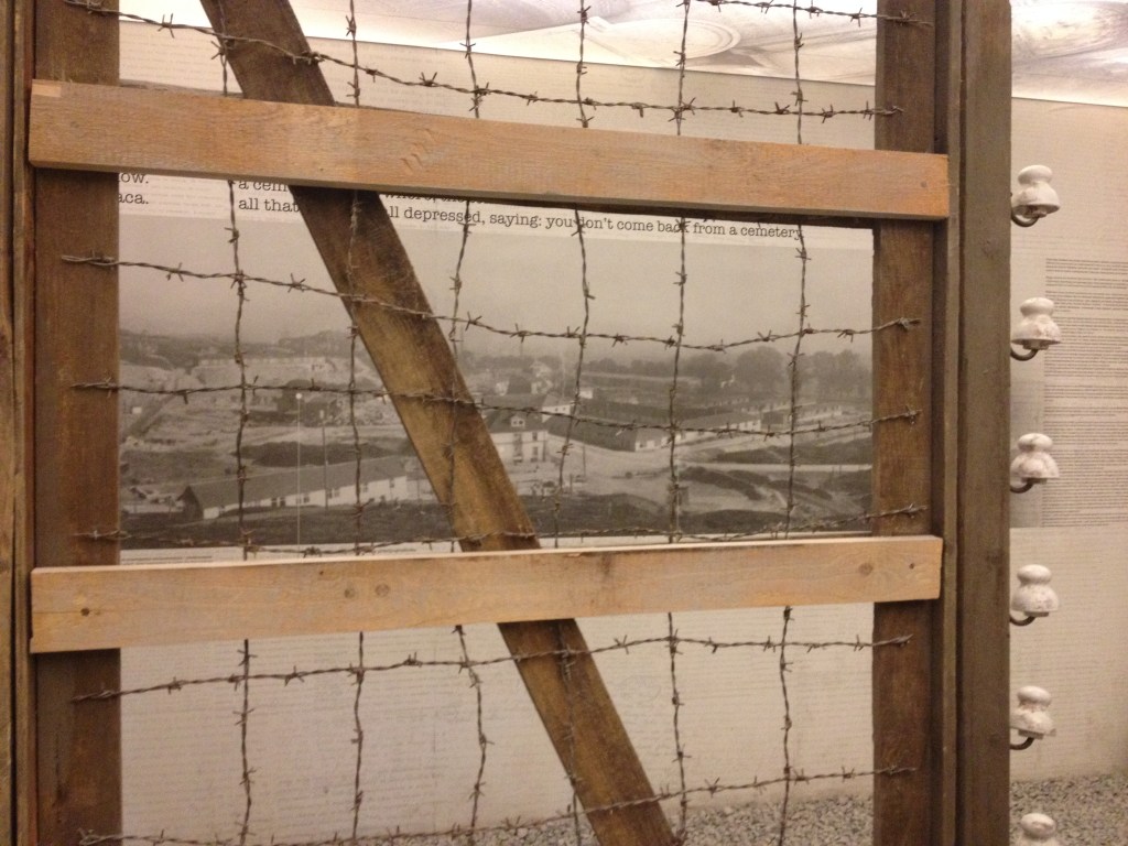 Barbed wire fence from Schindler's factory