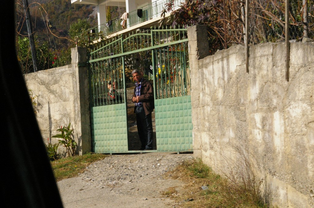 At home where a gate like this is common. 