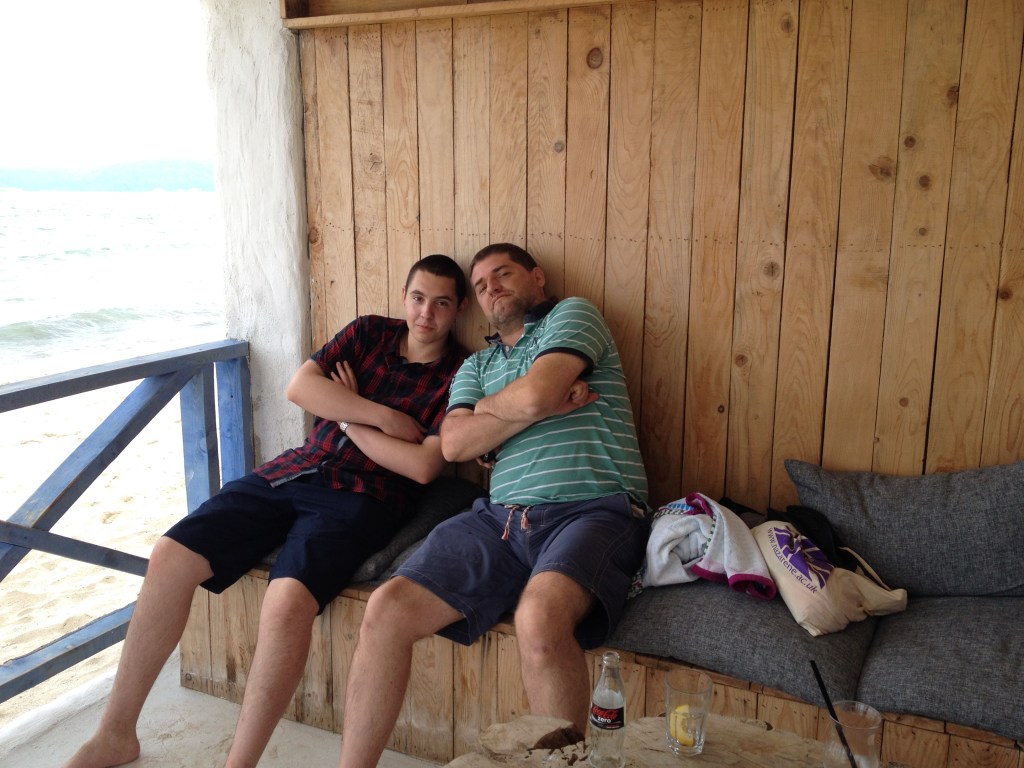 Jay and Andrei having fun at on Bulgaria's Black Sea coast. A new church plant in Varna is happening led by Jessica Morris and Dick and Cindy Phelps